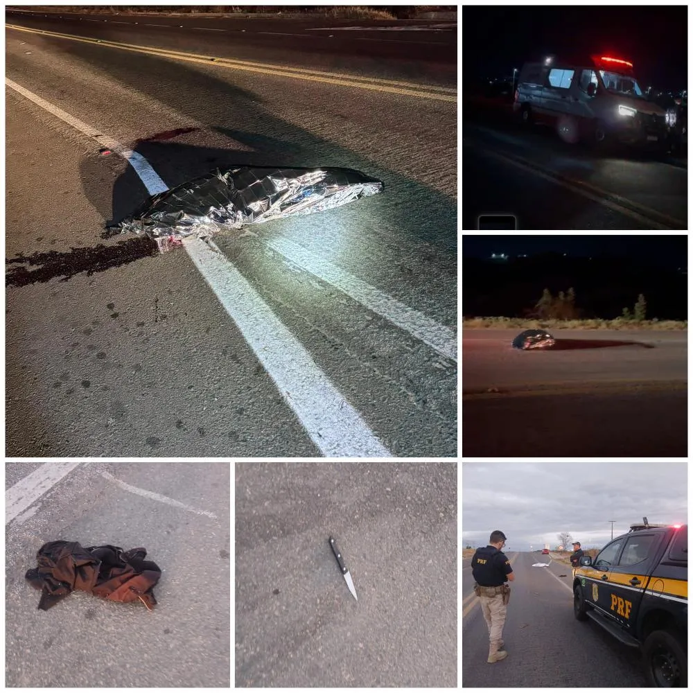 Homem morre após ser atropelado na BR-230, em Cajazeiras; vítima ainda não foi identificada